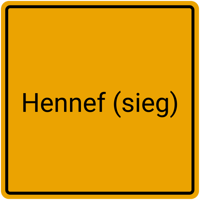 Meldebestätigung Hennef (Sieg)